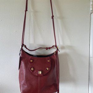 NWT Joe's Jeans Leather Red Oxblood Crossbody Purse MSRP $178